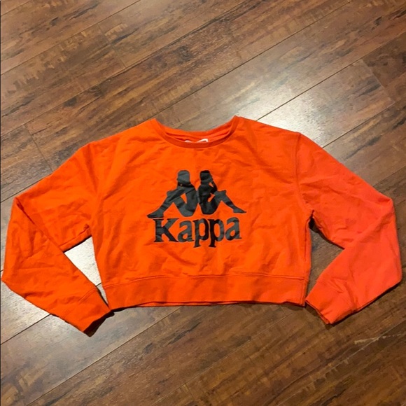 kappa sweatshirt orange